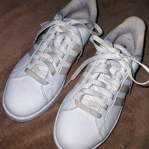 Adidas Neo white/holographic